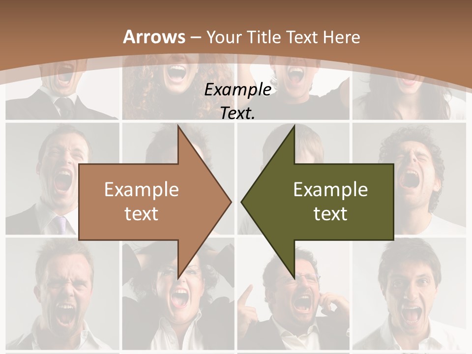 Senior Rage Fury PowerPoint Template