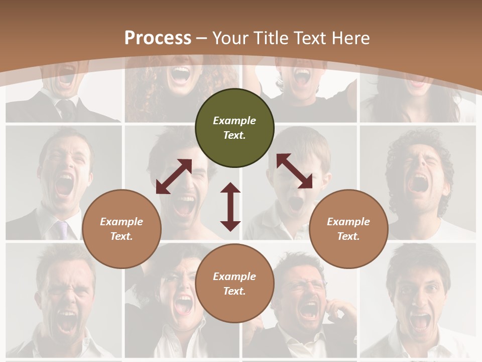 Senior Rage Fury PowerPoint Template