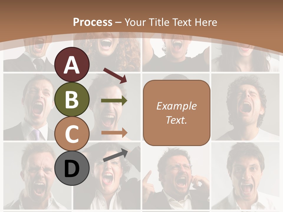 Senior Rage Fury PowerPoint Template