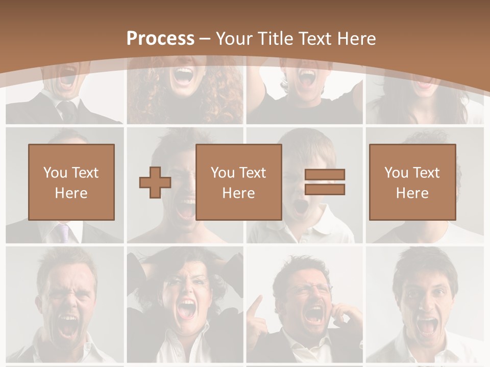 Senior Rage Fury PowerPoint Template
