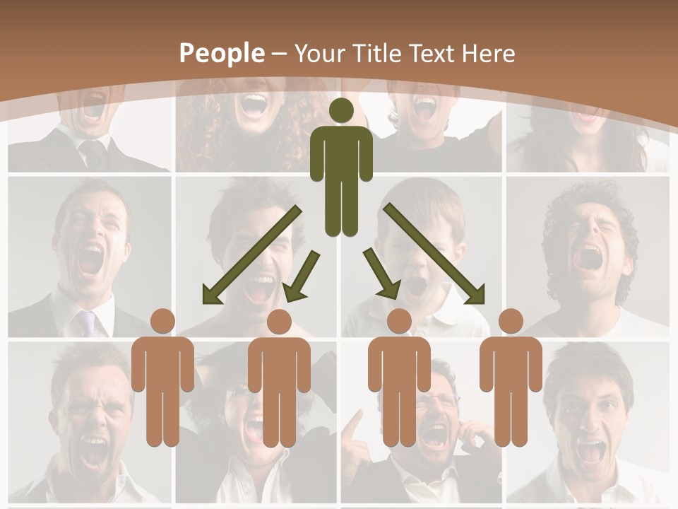 Senior Rage Fury PowerPoint Template
