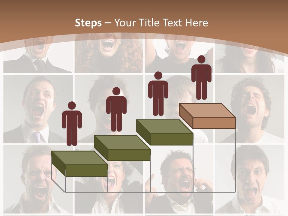 Senior Rage Fury PowerPoint Template