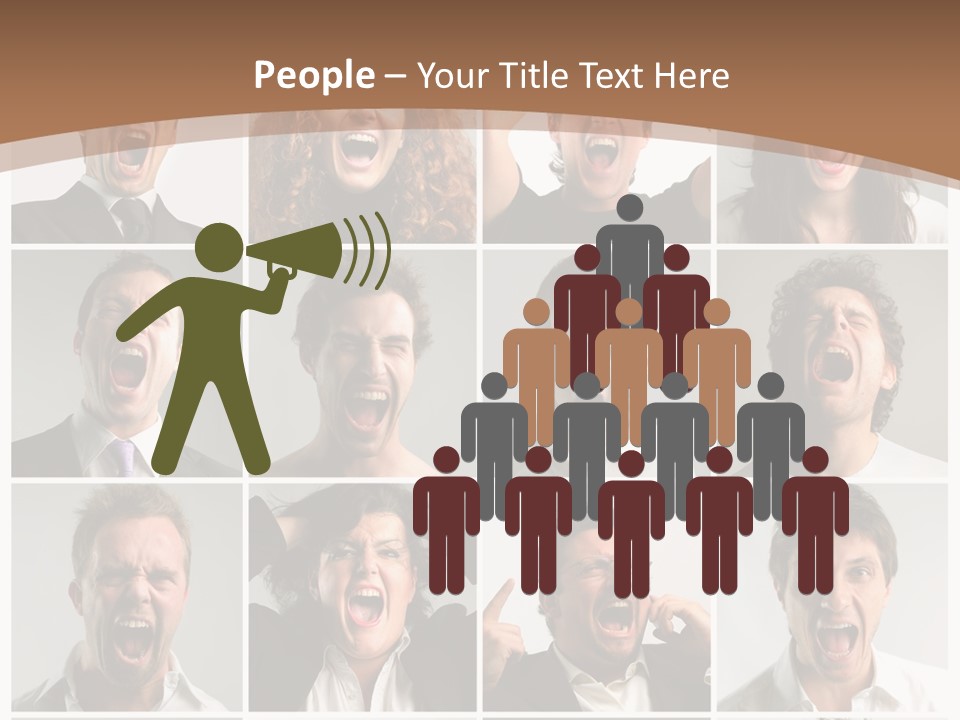 Senior Rage Fury PowerPoint Template