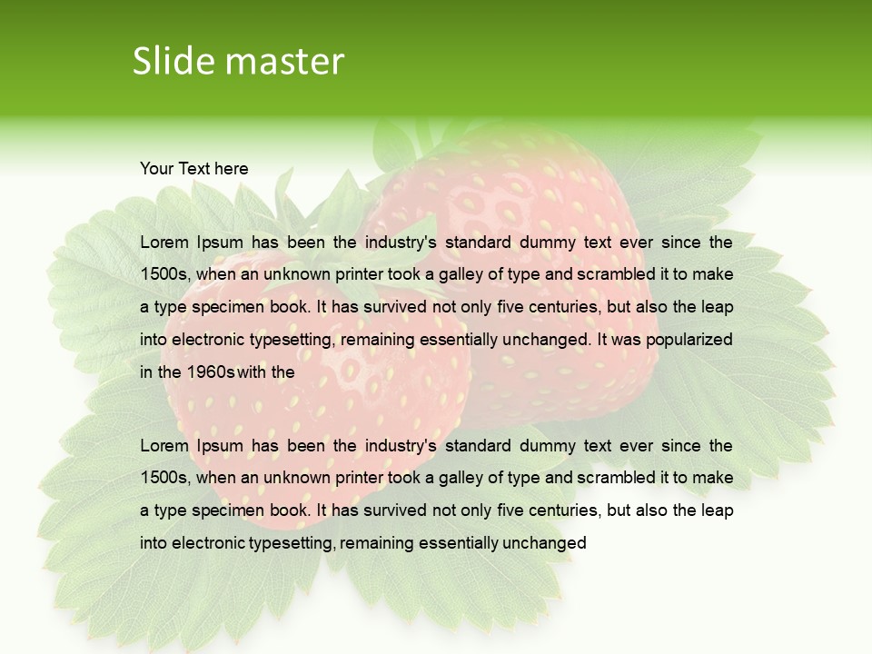 Delicious White Group PowerPoint Template