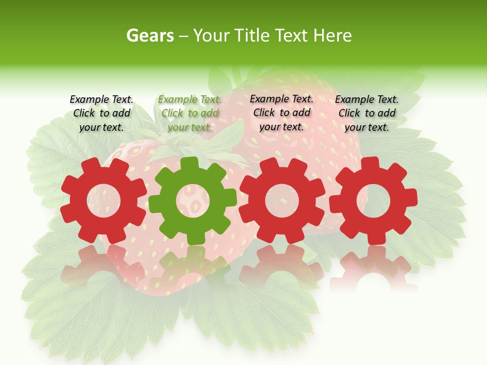 Delicious White Group PowerPoint Template