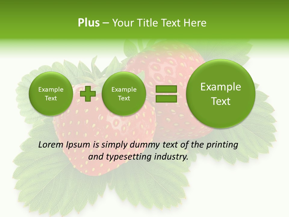 Delicious White Group PowerPoint Template