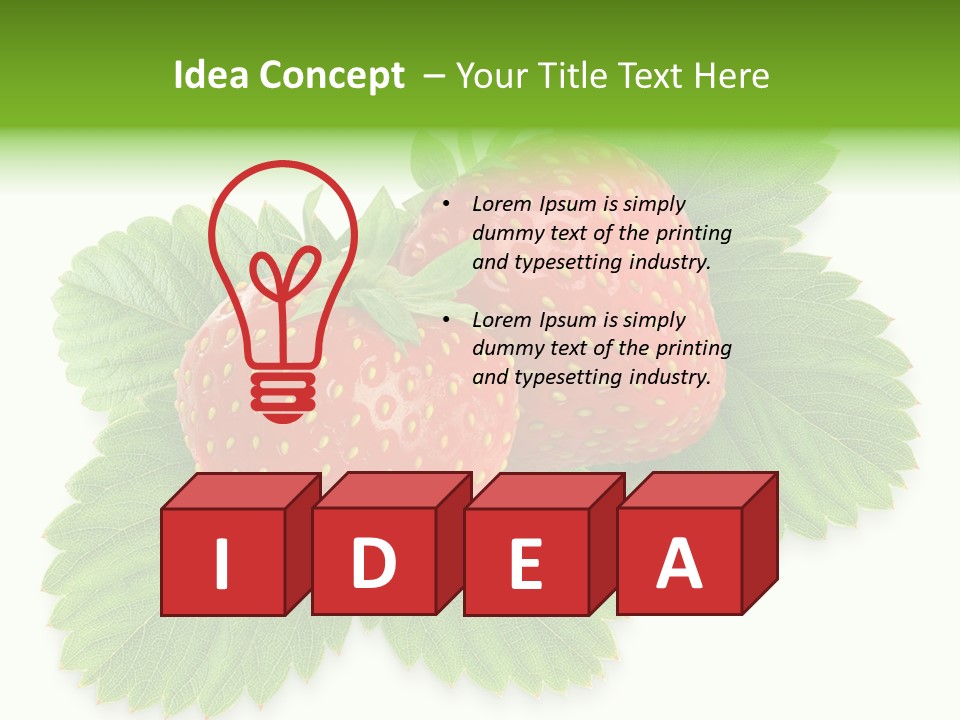 Delicious White Group PowerPoint Template