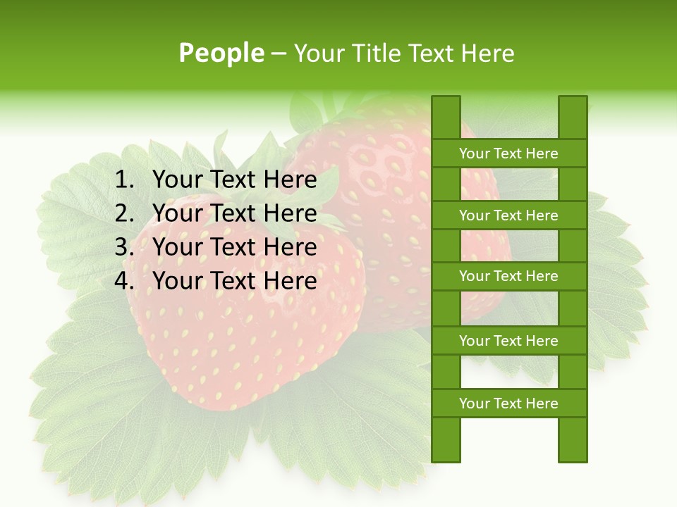 Delicious White Group PowerPoint Template