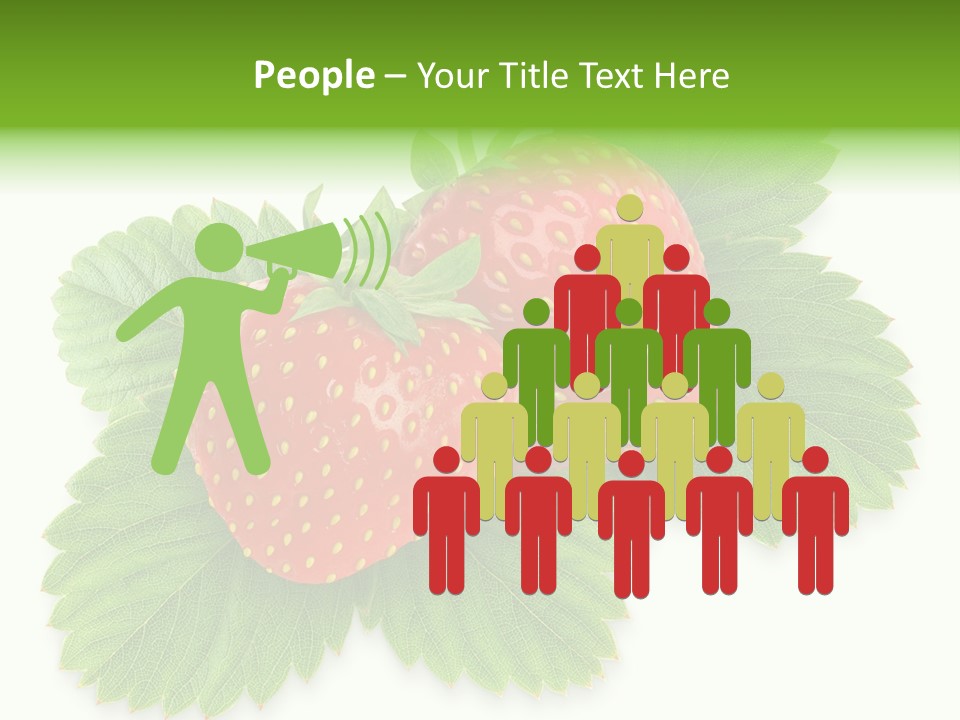 Delicious White Group PowerPoint Template