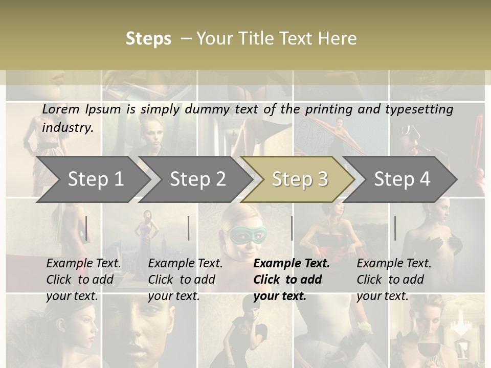 Mask Sea Lifestyle PowerPoint Template
