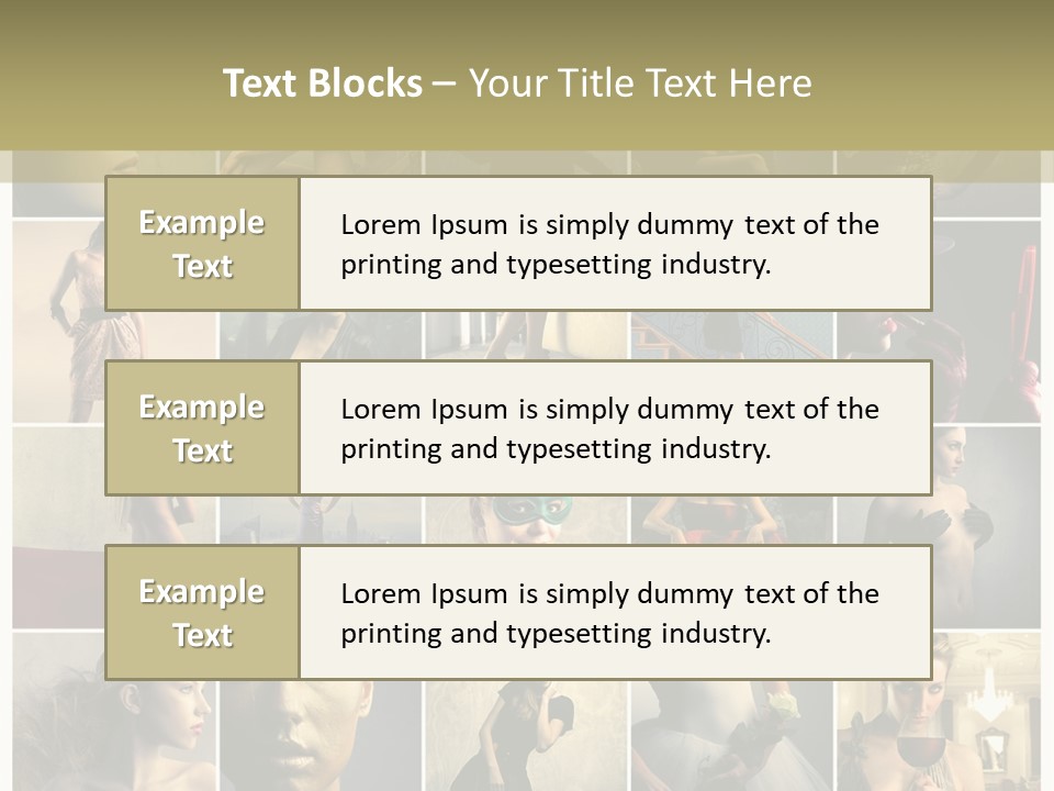 Mask Sea Lifestyle PowerPoint Template