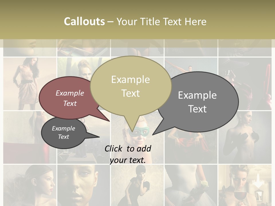 Mask Sea Lifestyle PowerPoint Template