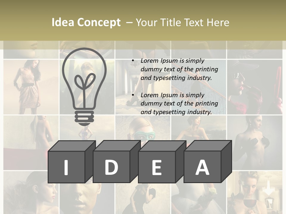 Mask Sea Lifestyle PowerPoint Template