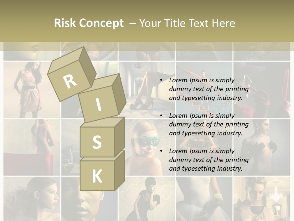 Mask Sea Lifestyle PowerPoint Template