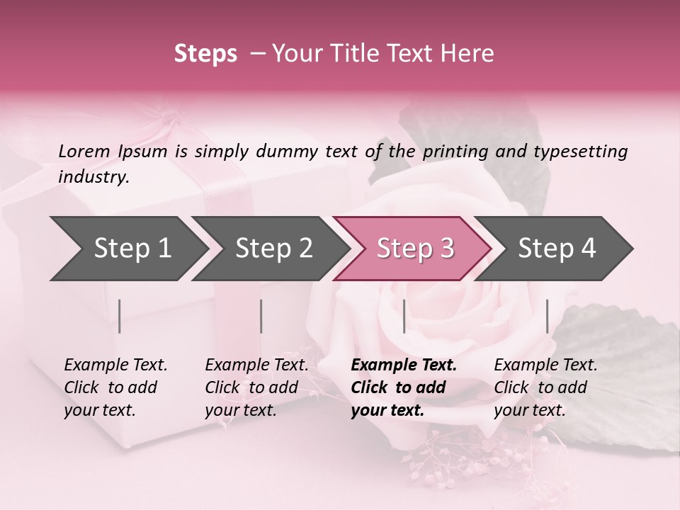 Romance Valentine Birthday PowerPoint Template