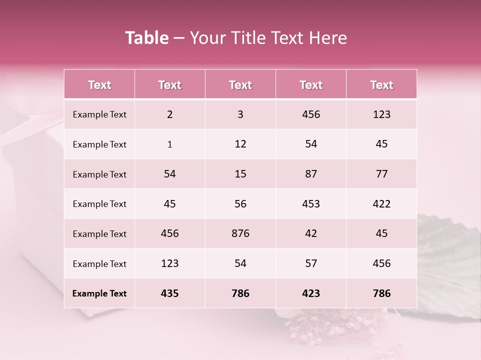 Romance Valentine Birthday PowerPoint Template