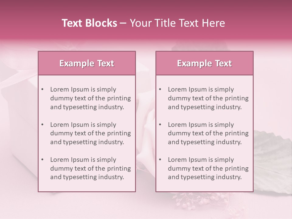 Romance Valentine Birthday PowerPoint Template