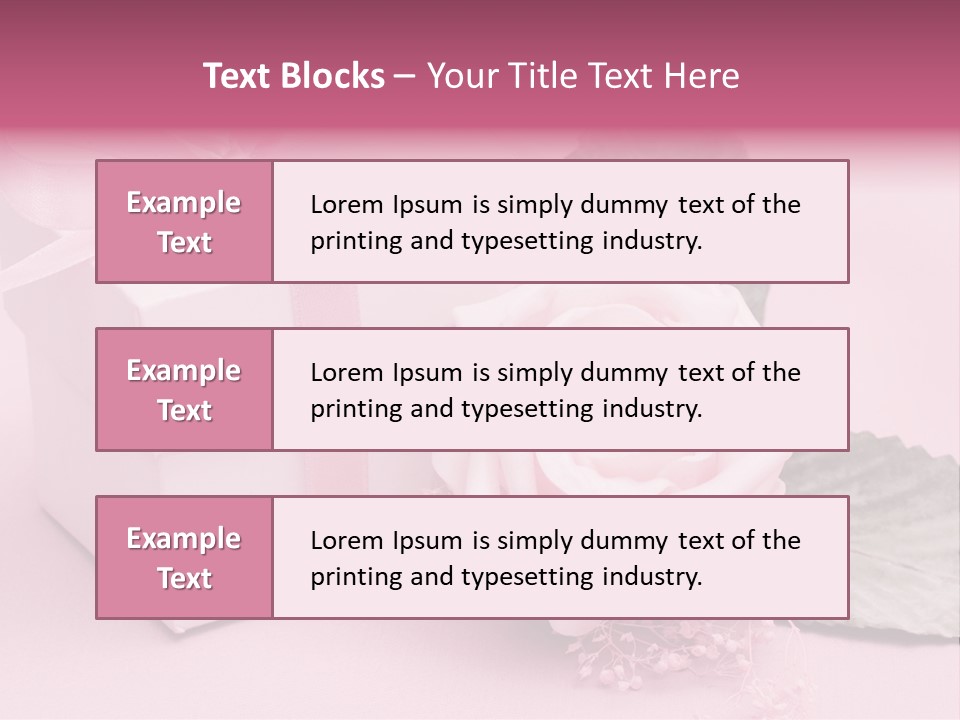 Romance Valentine Birthday PowerPoint Template