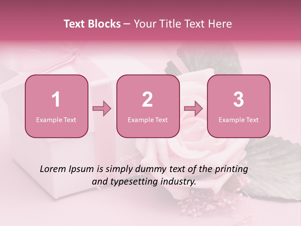 Romance Valentine Birthday PowerPoint Template