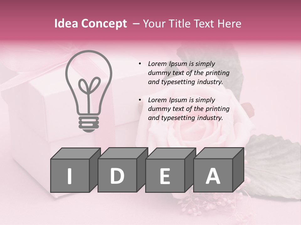 Romance Valentine Birthday PowerPoint Template