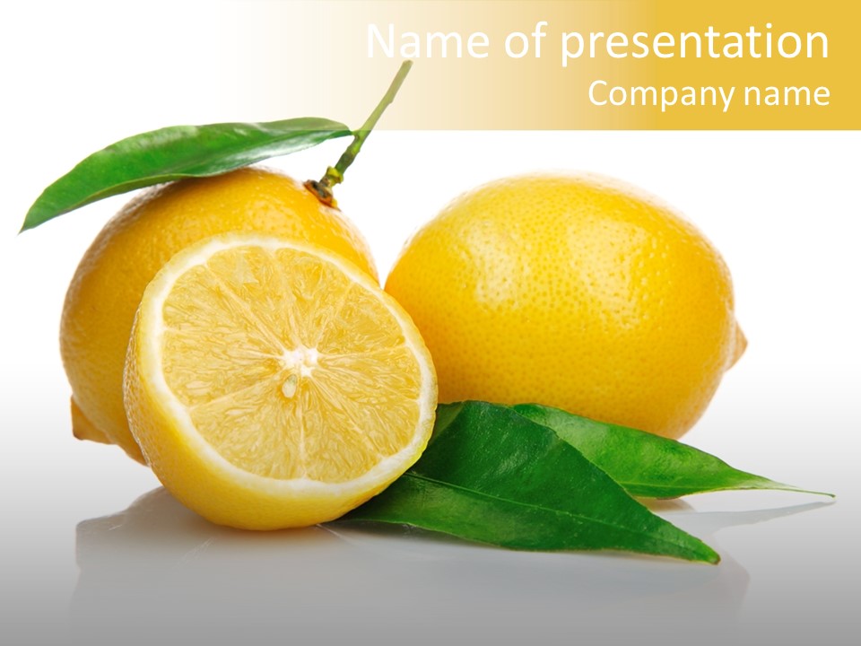 Juicy Fruit Food PowerPoint Template