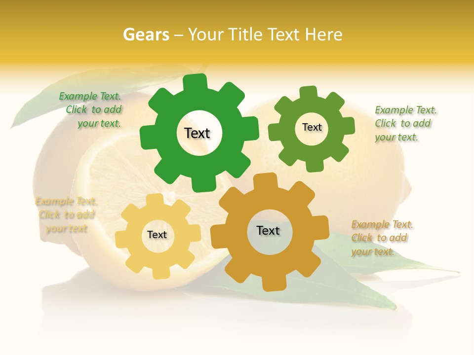 Juicy Fruit Food PowerPoint Template
