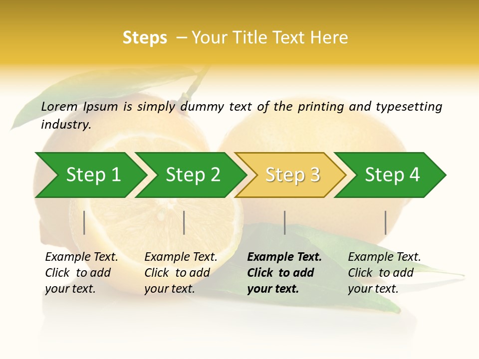 Juicy Fruit Food PowerPoint Template