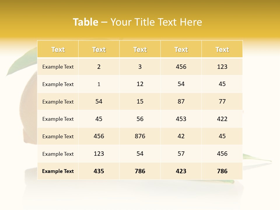 Juicy Fruit Food PowerPoint Template