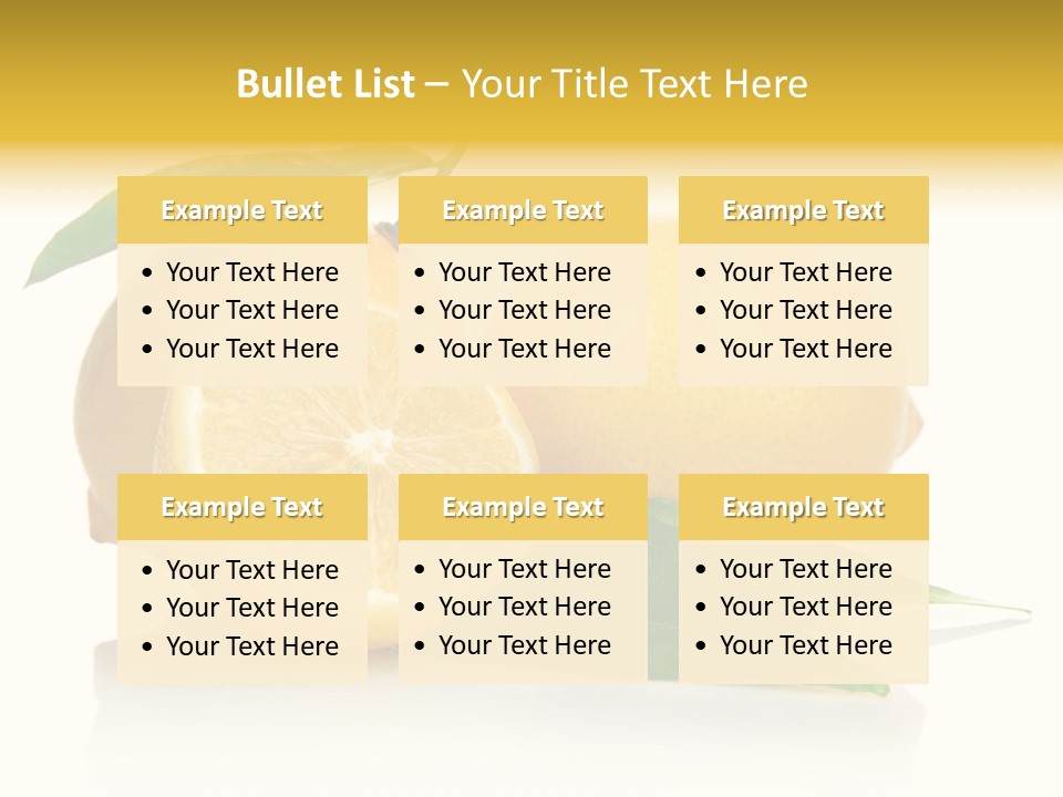 Juicy Fruit Food PowerPoint Template
