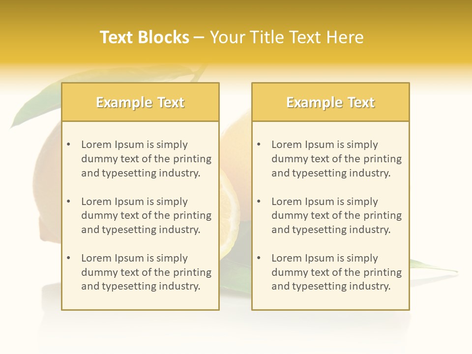 Juicy Fruit Food PowerPoint Template