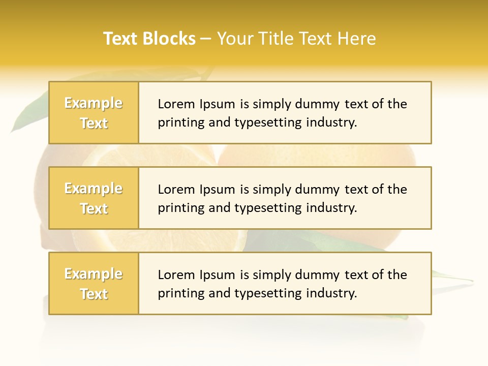 Juicy Fruit Food PowerPoint Template