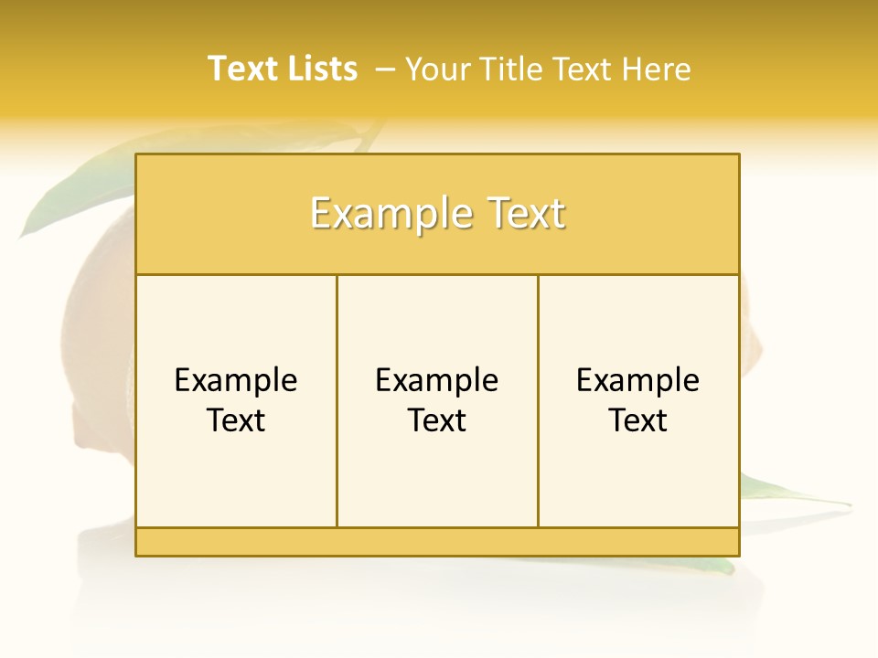 Juicy Fruit Food PowerPoint Template