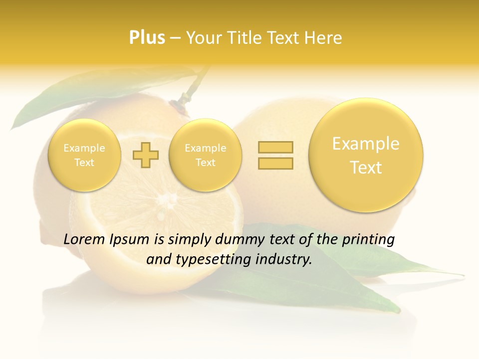 Juicy Fruit Food PowerPoint Template