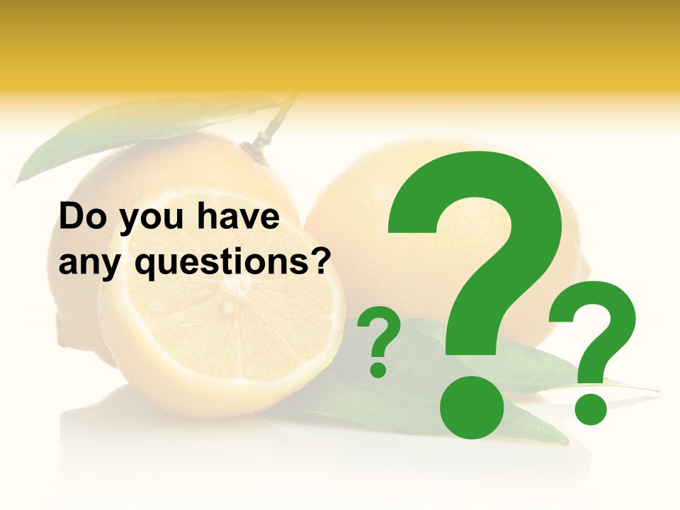 Juicy Fruit Food PowerPoint Template