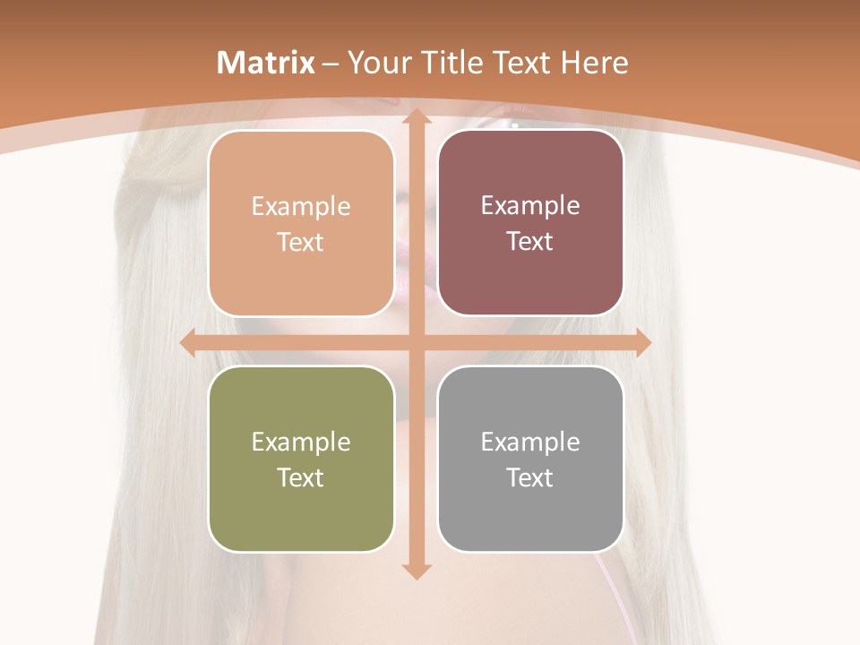 Glamour Pretty Female PowerPoint Template