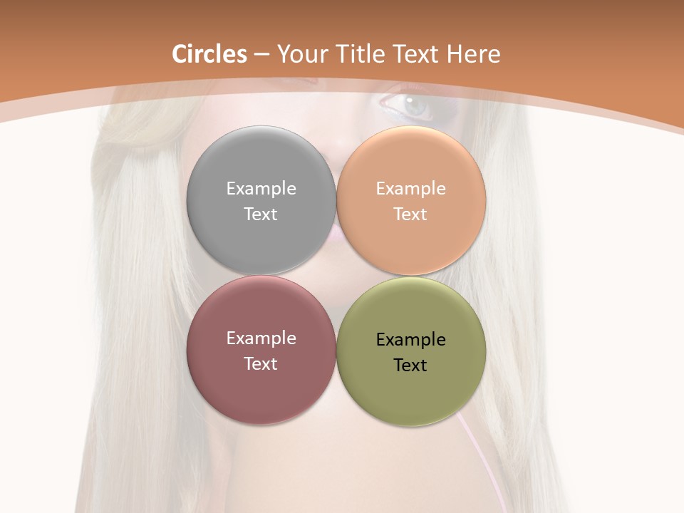 Glamour Pretty Female PowerPoint Template