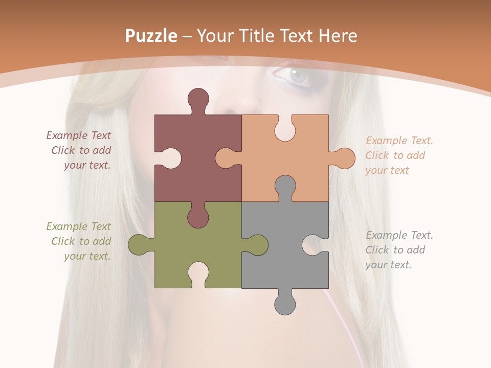 Glamour Pretty Female PowerPoint Template