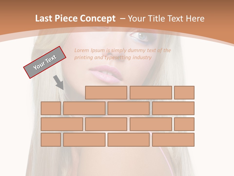 Glamour Pretty Female PowerPoint Template