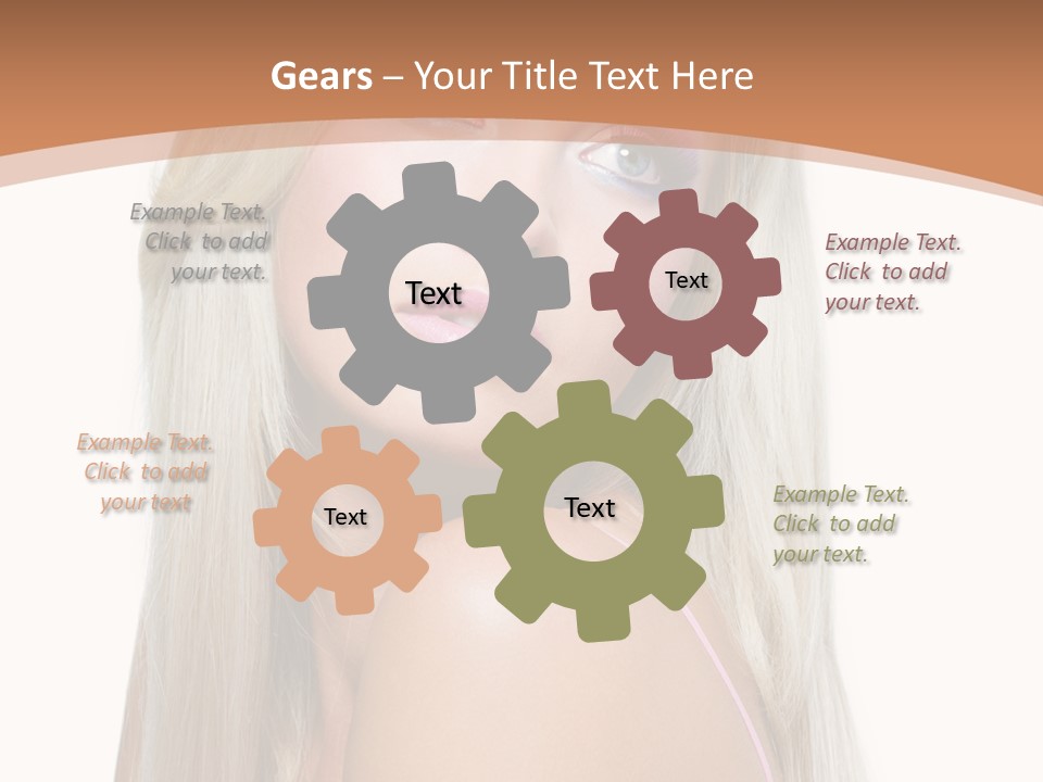 Glamour Pretty Female PowerPoint Template