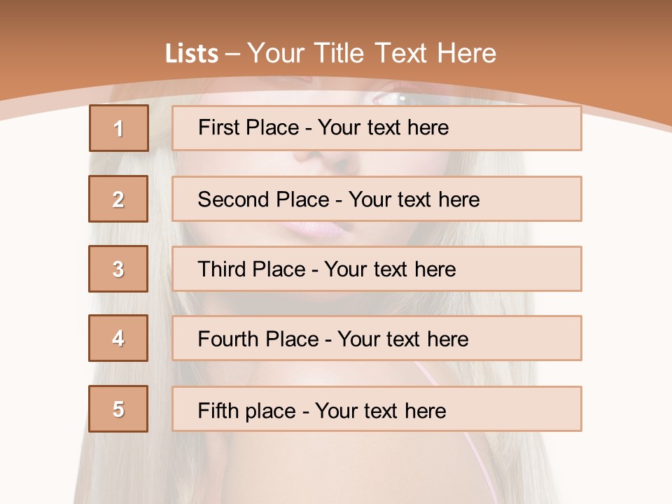 Glamour Pretty Female PowerPoint Template