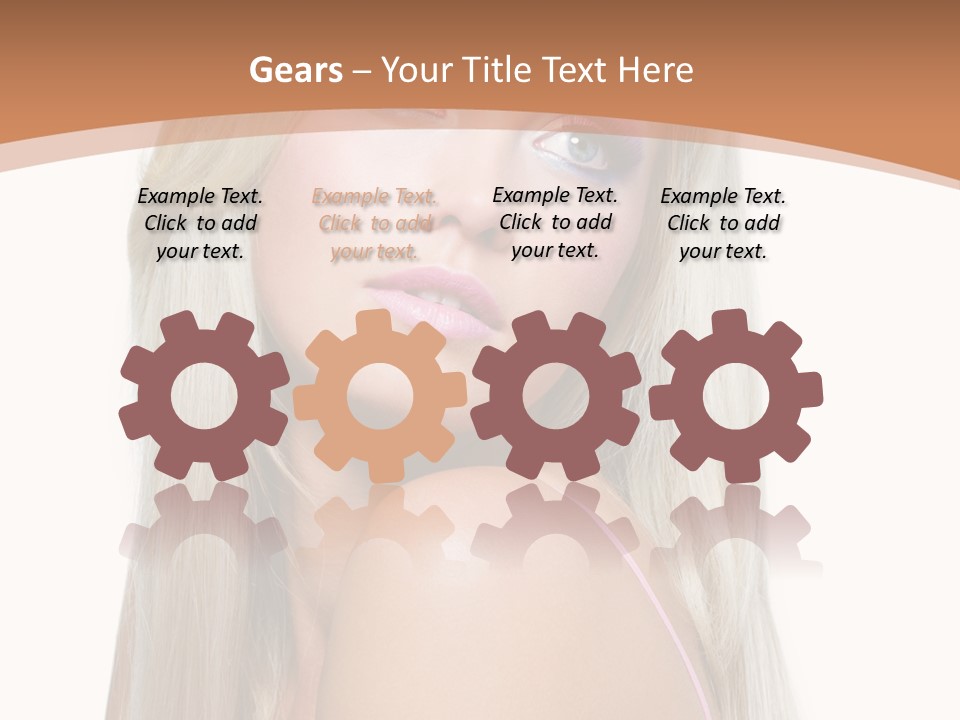 Glamour Pretty Female PowerPoint Template