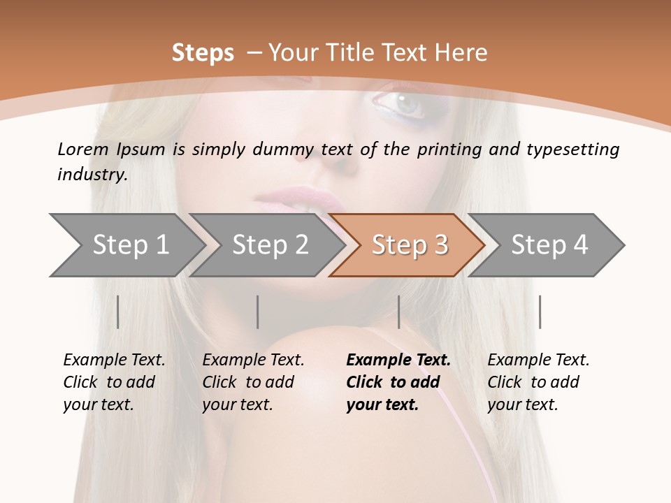 Glamour Pretty Female PowerPoint Template