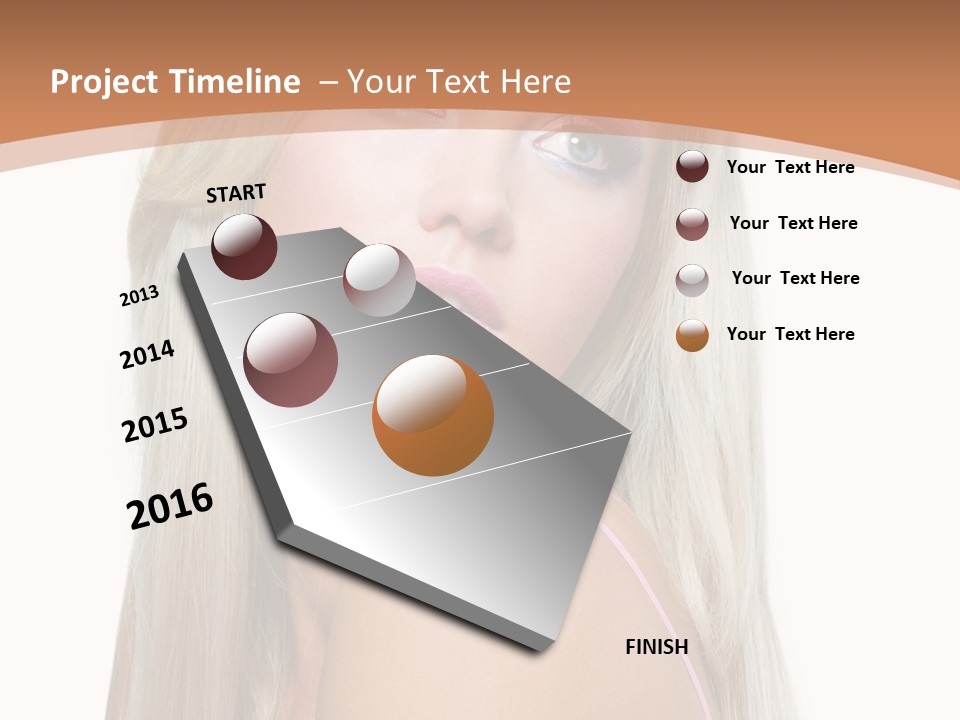 Glamour Pretty Female PowerPoint Template