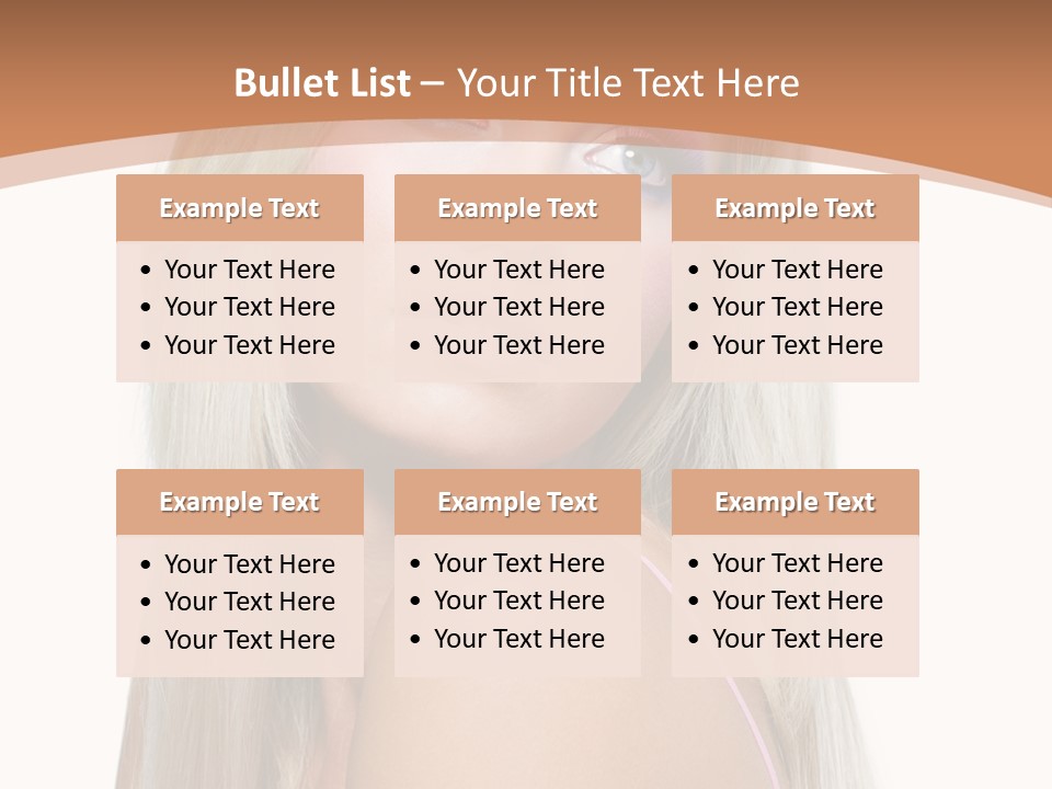 Glamour Pretty Female PowerPoint Template