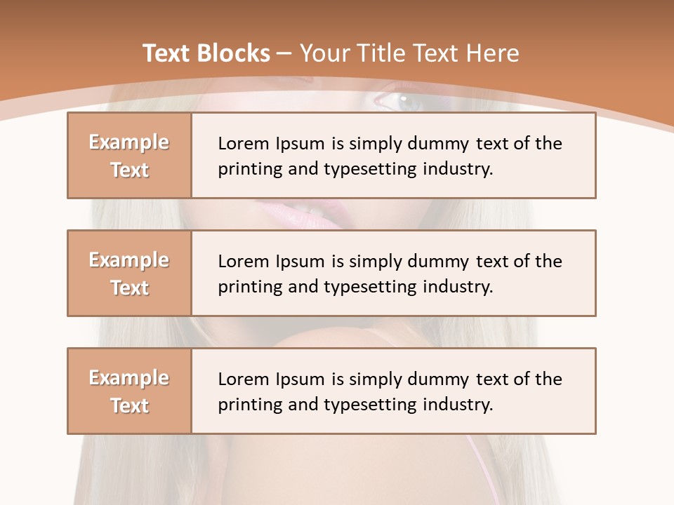 Glamour Pretty Female PowerPoint Template