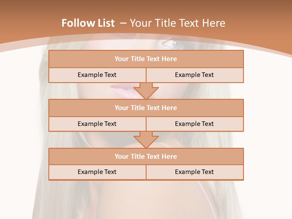 Glamour Pretty Female PowerPoint Template