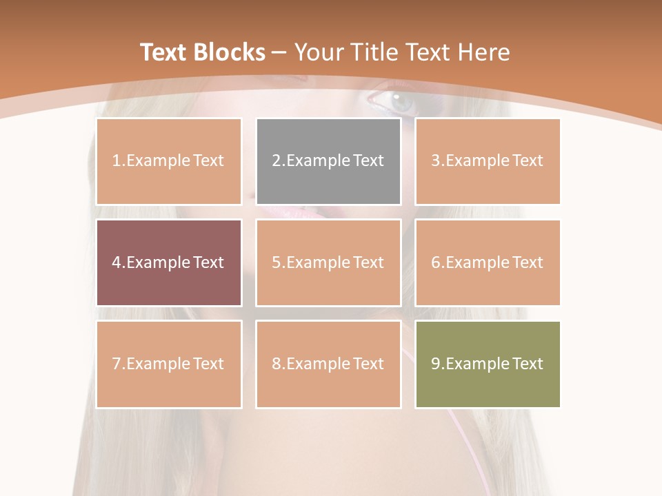 Glamour Pretty Female PowerPoint Template