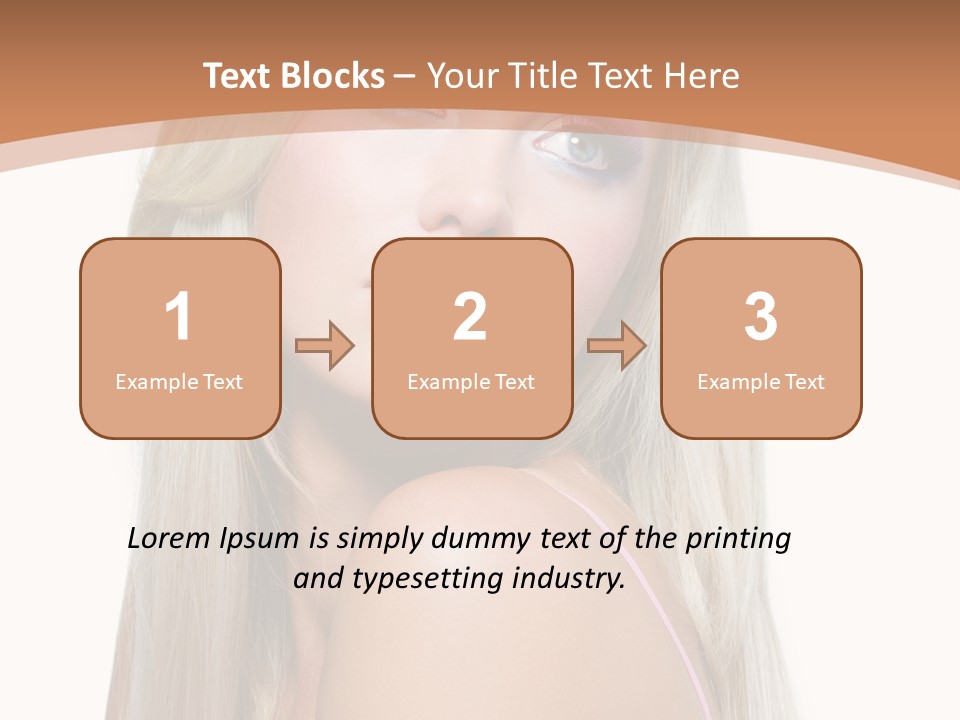 Glamour Pretty Female PowerPoint Template