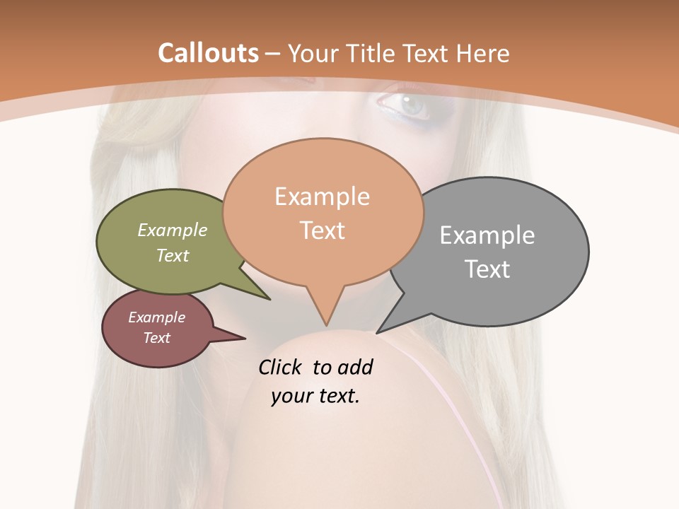 Glamour Pretty Female PowerPoint Template