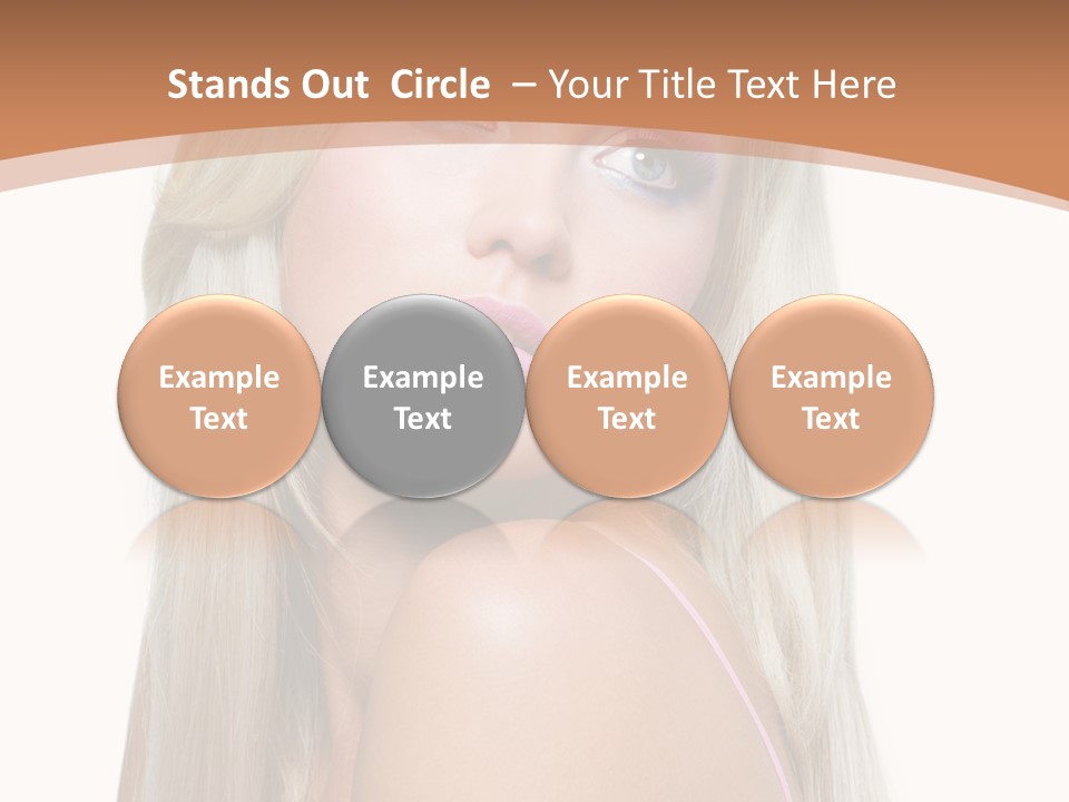 Glamour Pretty Female PowerPoint Template